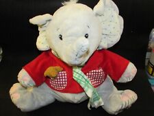 LOOK* Very Collectable ELLIOT AND BUTTONS Nice LARGE Plush Elephant 34cm Sitting