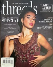 Threads magazine Winter 2023 Sew Something special +Gift guide for sewists &more