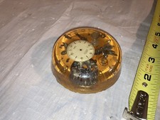 Vintage Amber Felt Lucite