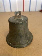 Antique Small Bronze Bell 11.5cm Diameter 10.5cm High Vintage