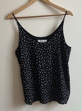 Loft Tank Top Cami M Black