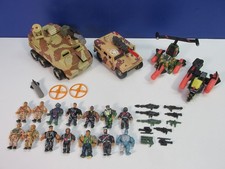 vintage MILITARY MUSCLE MEN ACTION FIGURE VEHICLE bundle job lot 1994 HUMVEE