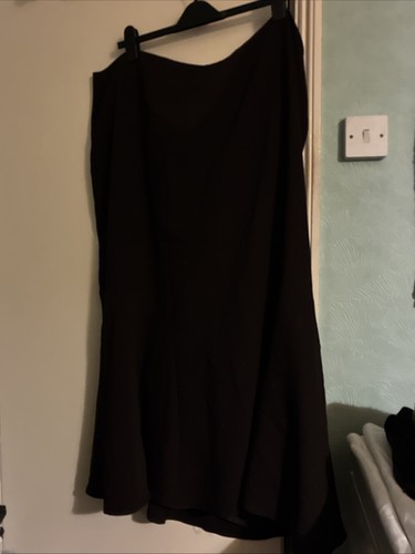 Ann harvey brown skirt - skirt, size