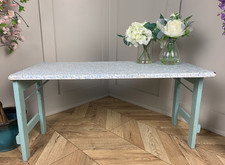 MID CENTURY VINTAGE BLUE