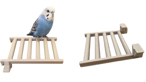 Budgie landing platform new - x2,