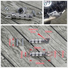 2 Pcs CNC Aluminum Retro