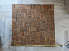 Reclaimed teak parquet fingers flooring 1.04m2 (405 pieces, each 115 x 23 x 9mm)