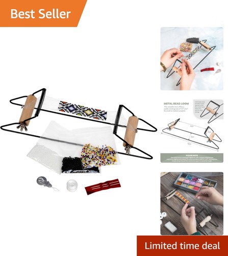 Deluxe metal bead loom - metal,