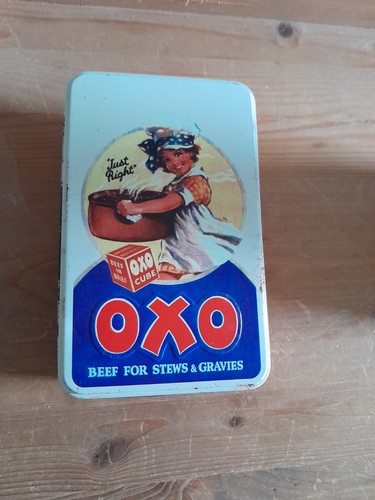 Oxo vintage beef cube - tin, very