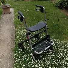 Invacare Banjo 4 Wheeled Rollator Mobility Aid.Tested And Working.