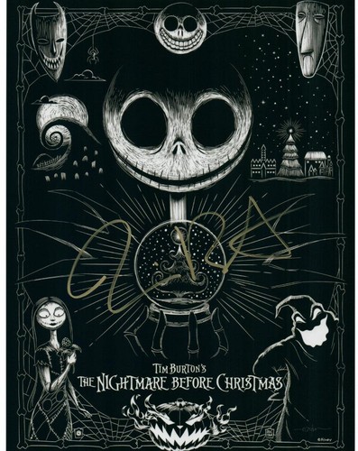 Tim burton signed 8x10 photo - ,