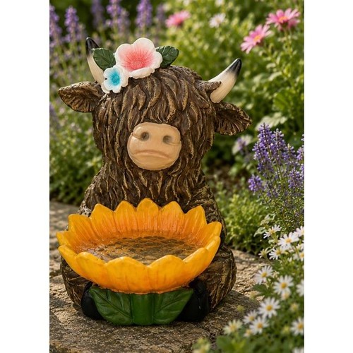 Highland cow bird - -, solo