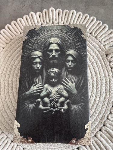 Handmade religious wall plaque - wall,