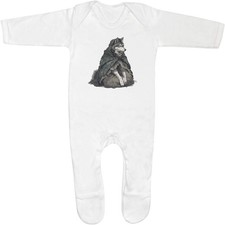 'Grandma Wolf' Baby Romper