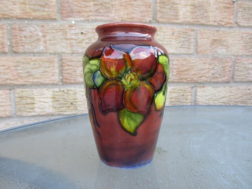 Moorcroft flambé clematis - ,