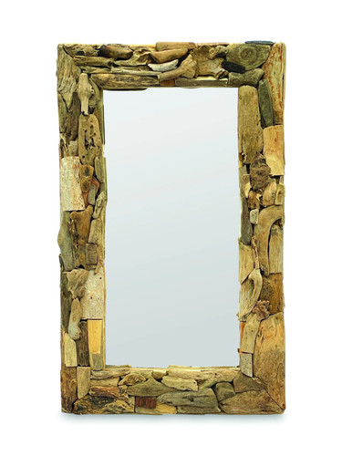 Rectangular wall mirror 100cm - rectangular,