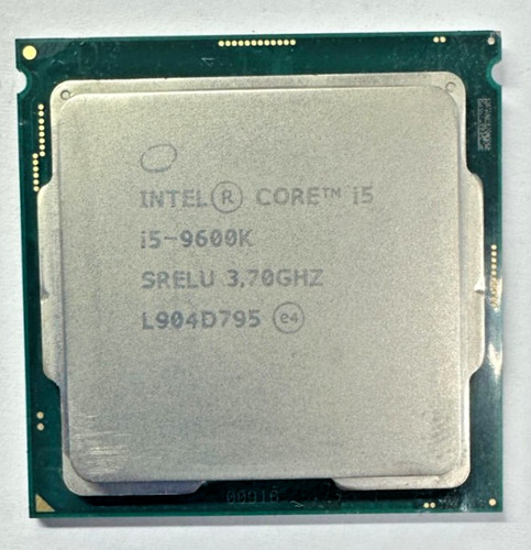 Intel core 9600k srelu - srelu,