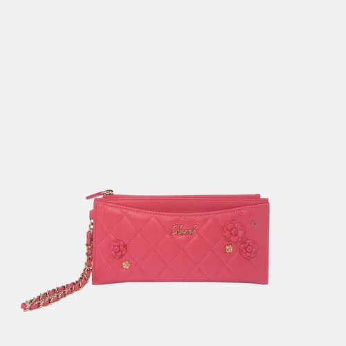 Chanel pink chain bag - chain,