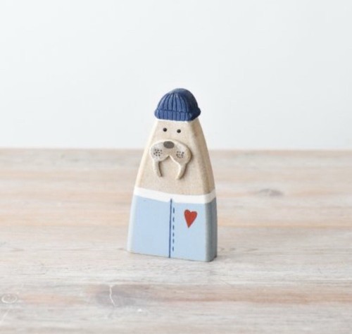 Wooden sea lion decoration - lion,