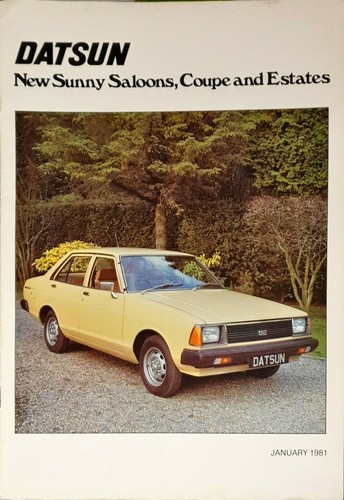 Datsun sunny brochure - datsun,
