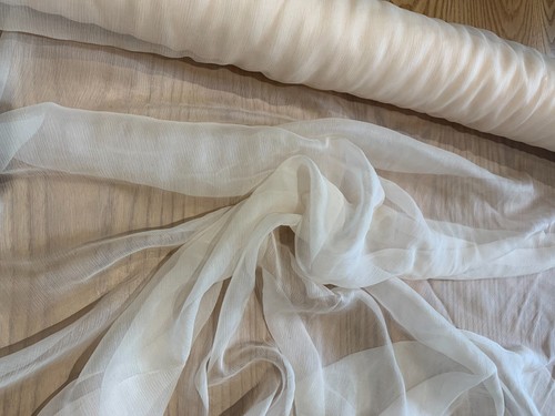 Pure silk crinkle chiffon - ,, 6