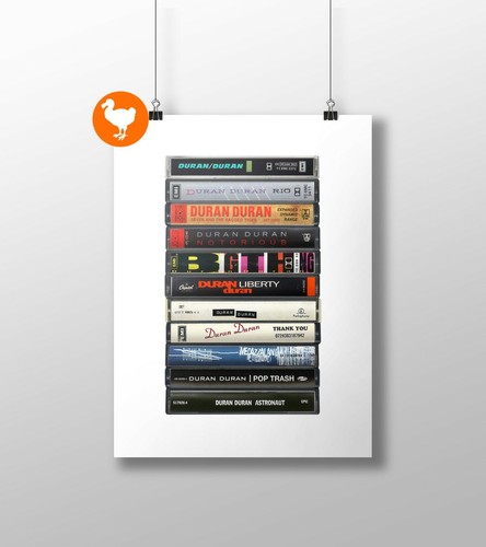 Duran poster cassette - duran, poster: