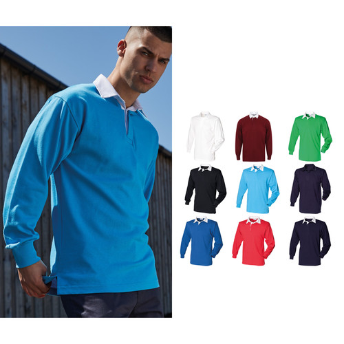 Front row long sleeve plain - front,