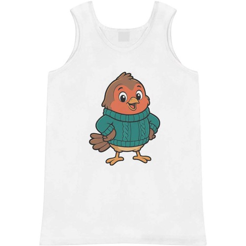 Robin wearing woolly - wearing,