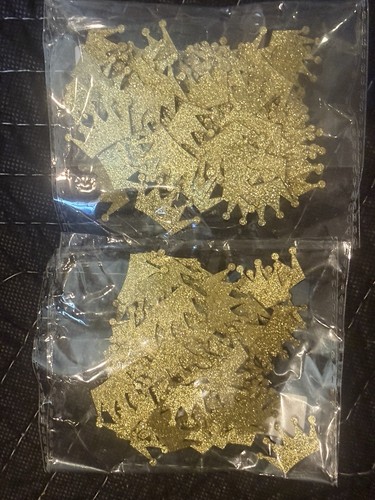 Packs gold glitter tiara - packs, of