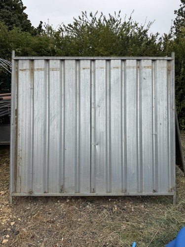 Steel hoarding site - steel, security