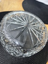 vintage cut crystal bowl