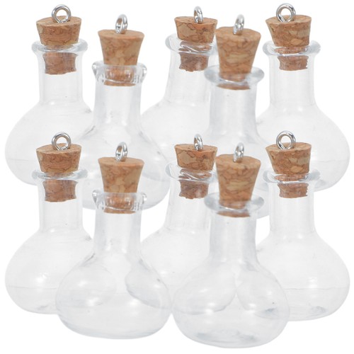 Pcs mini glass bottles and - 30,