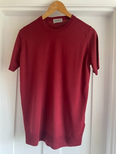 John smedley red - john, round