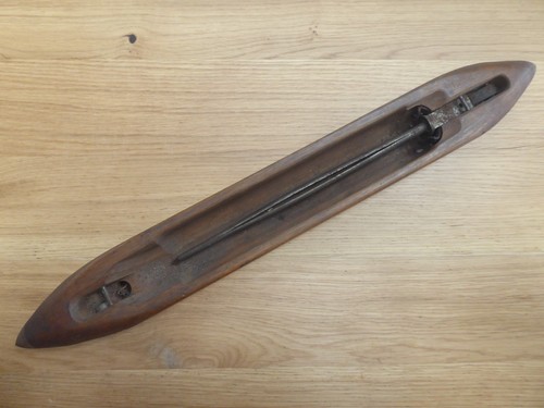 Vintage wooden boat shuttle - wooden,