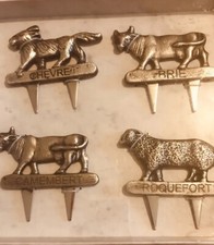 Set of Four Metal Cheese