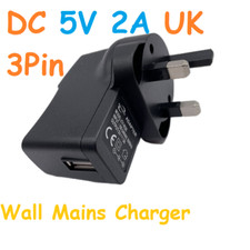 5V 2A Volt UK 3 Pin Power