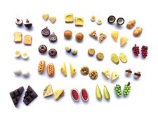 Miniature Food Earrings Tiny Polymer Clay Sushi Pizza Hot Dog Pick Your Design