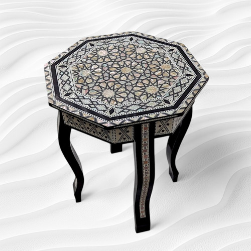W155b black octagonal coffee - w155b,