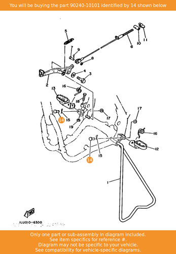 Yamaha pin clevis - pin,,