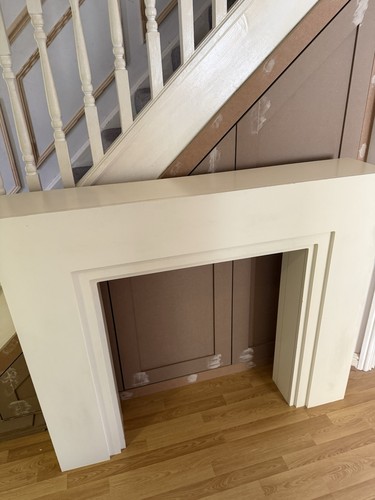Painted mdf fireplace - painted, surround