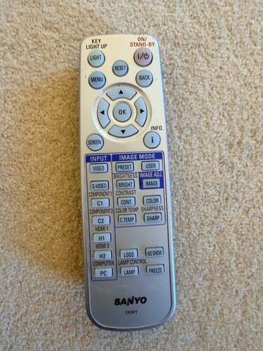 Sanyo projector genuine remote - sanyo,