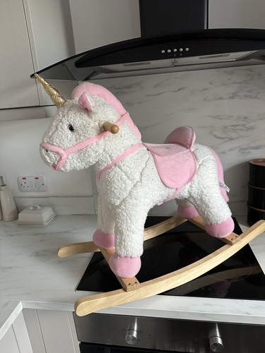 Unicorn rocking horse with - rocking,