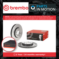 2x Brake Discs Pair Vented