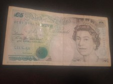 Old £5 Note, George