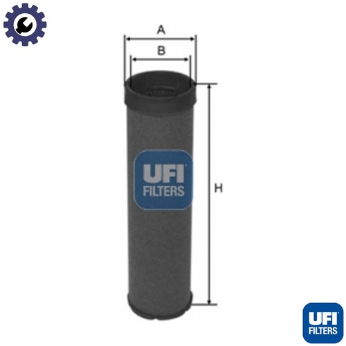 Secondary air filter 515 - air, 27.515.00