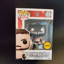 VAULTED RARE WWE Funko Pop Demon Finn Balor Chase #34 With Protector