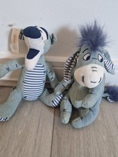 Disneys Winnie The Pooh Small Denim Set Tigger & Eeyore Plush