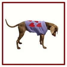 Valentine Extra Large Dog Jumper  Easy knitting  pattern  