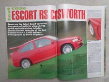 Ford Escort RS Cosworth (T25) - Test + Tickford Capri - (Fast Ford Mag.) - 1996
