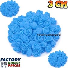 500 Foam Mini Roses WHOLESALE Heads Buds Small Flowers Wedding Home Party UK